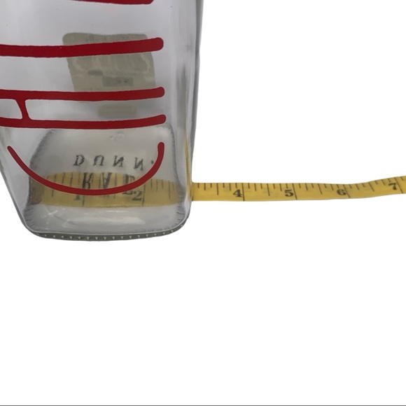 Rae Dunn CHILL Clear Glass Bottle Bail & Trigger Closure Red Letters NWT 2017 - Picture 12 of 12